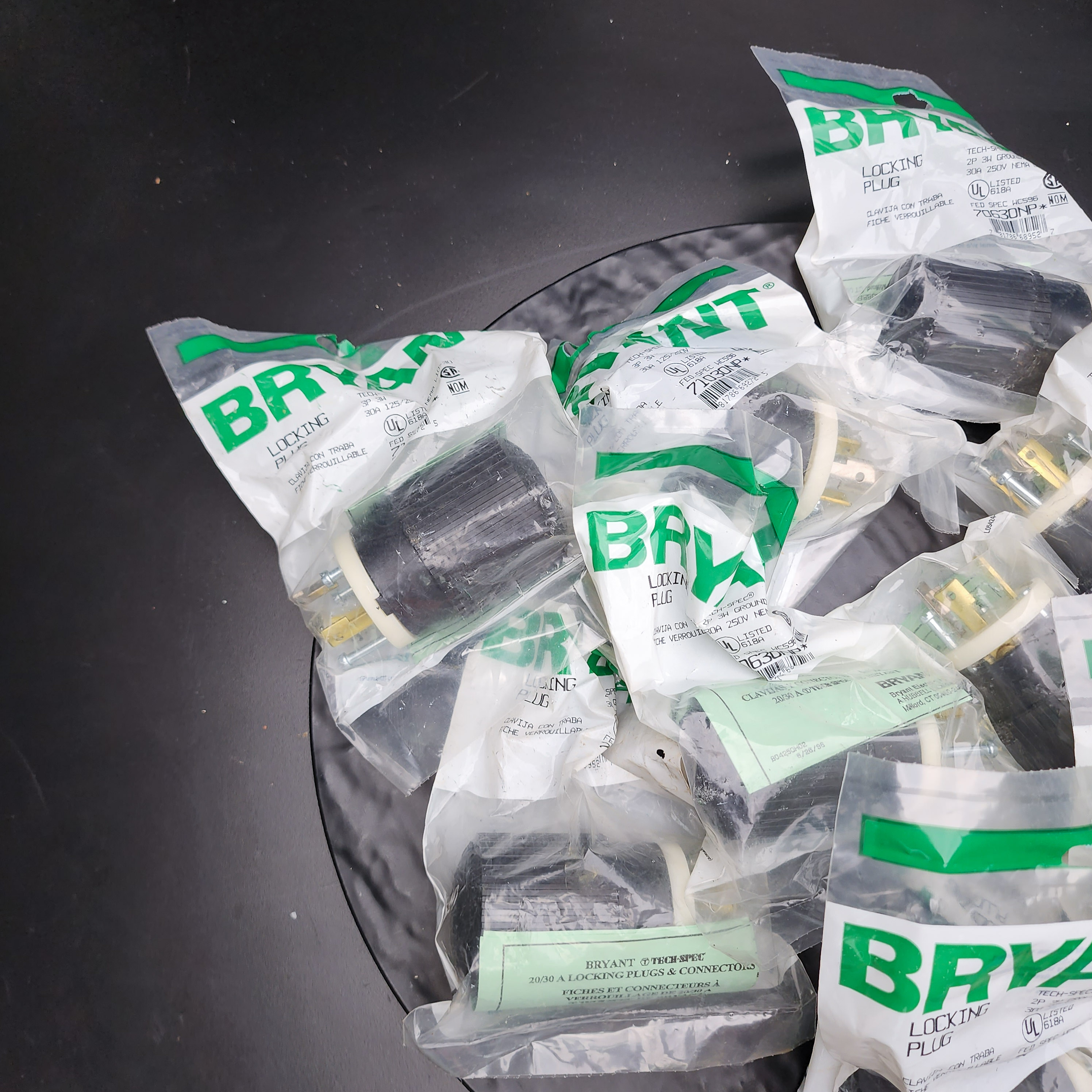 12 Hubbell Bryant Industrial Twist Locking Plug L6-30 30A 250V 🛠️ - Picture 4 of 7