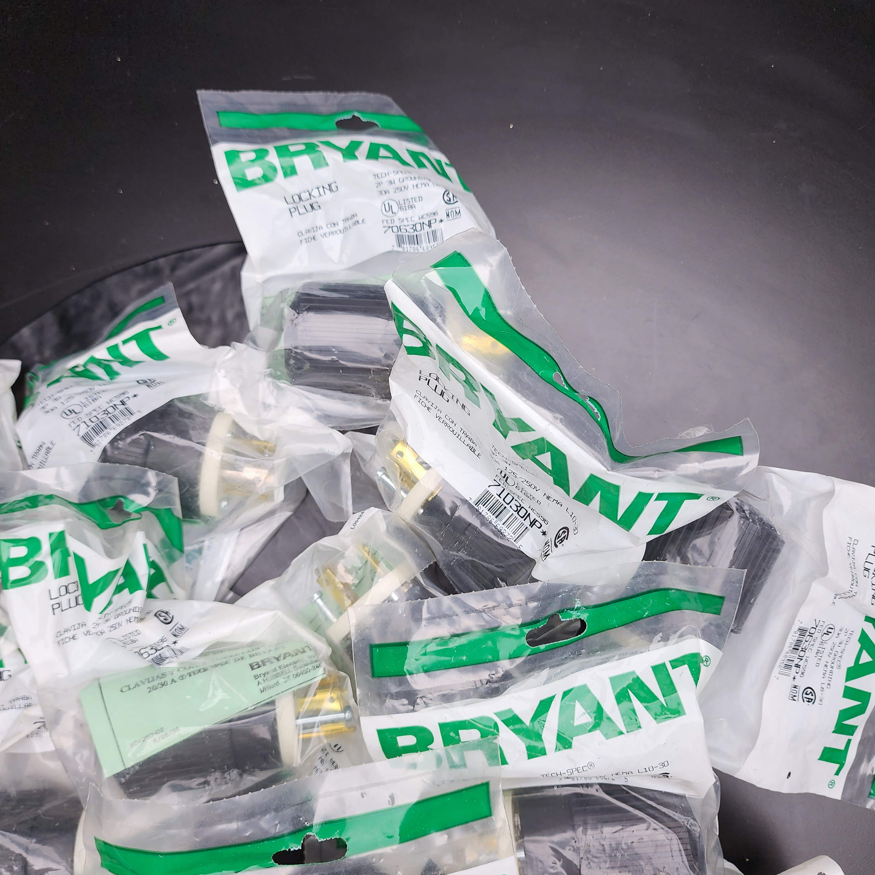 12 Hubbell Bryant Industrial Twist Locking Plug L6-30 30A 250V 🛠️ - Picture 5 of 7