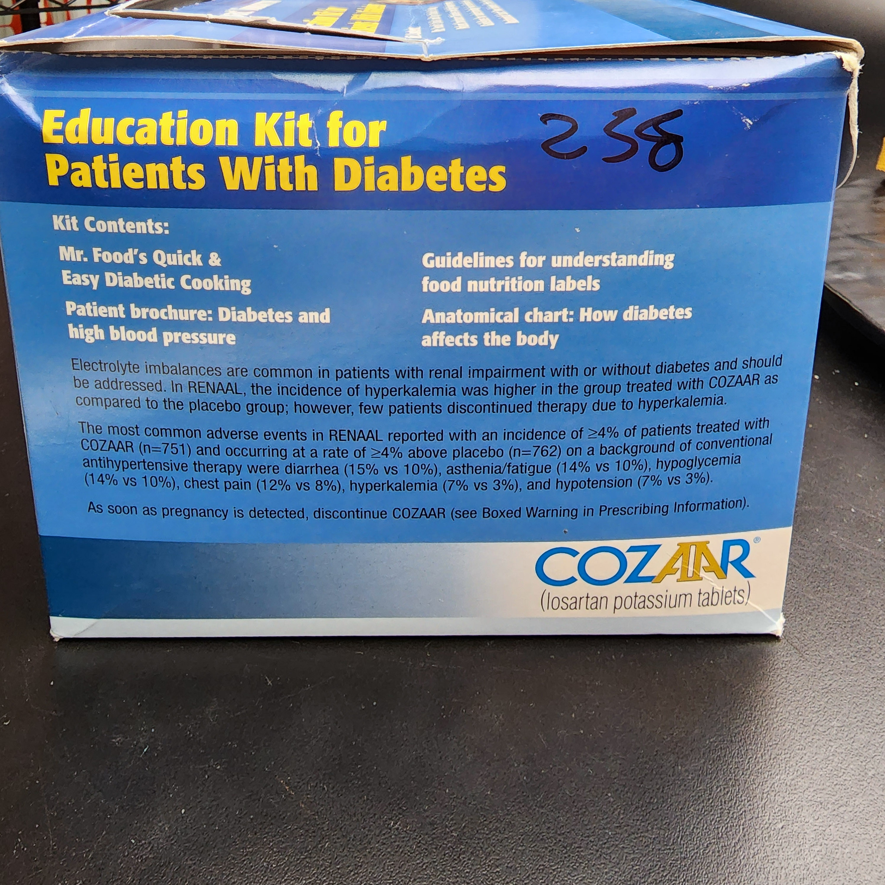 Cozaar Education Kit for Patients with Diabetes Guidelines Vintage Collectible - Picture 9 of 9