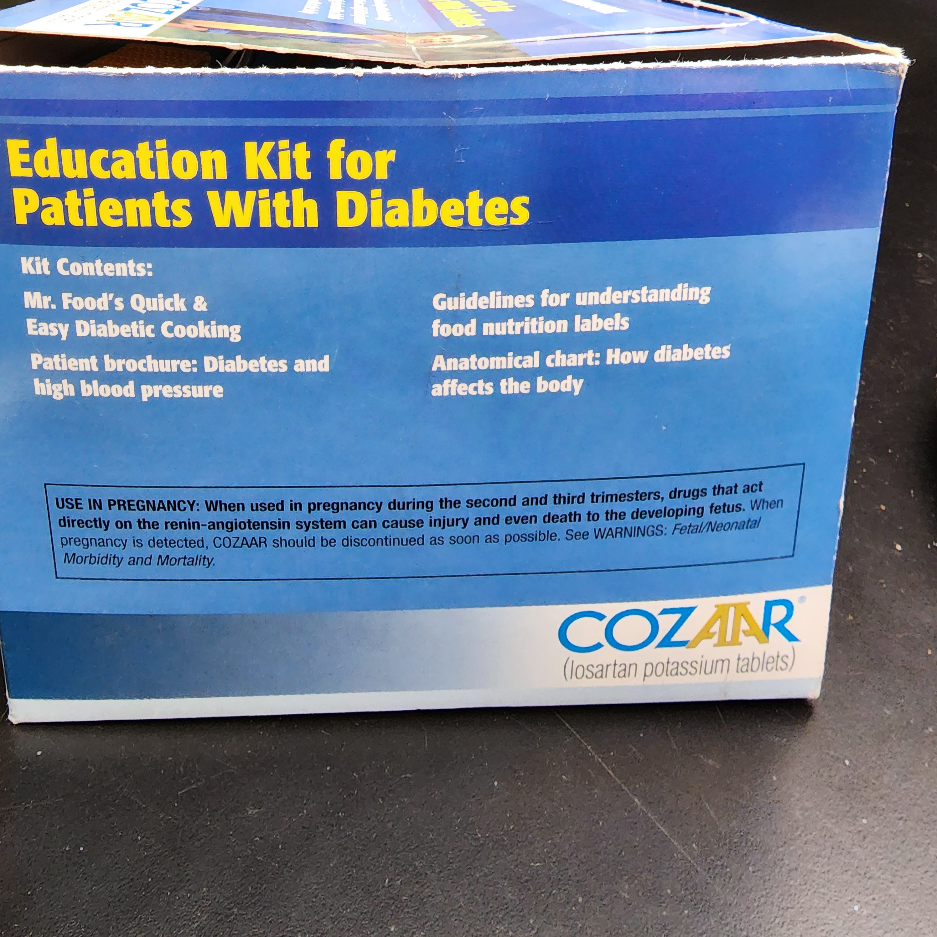 Cozaar Education Kit for Patients with Diabetes Guidelines Vintage Collectible - Picture 8 of 9